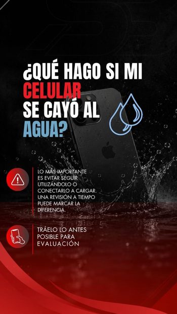 Consejo: qué hacer si tu celular se cayó al agua